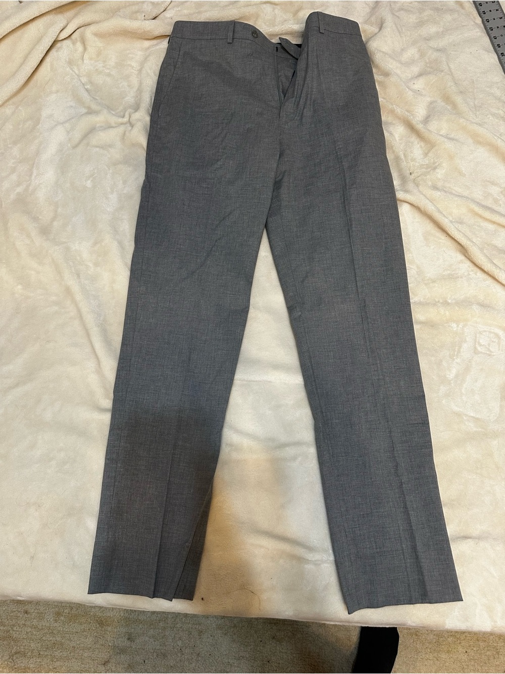 Mens Hart Schaffer Marx Grey Slacks - 32 x 32